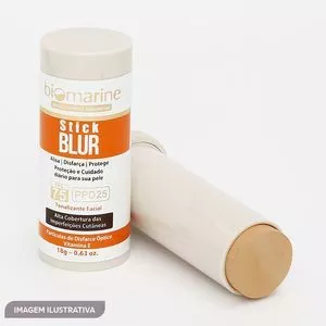 Base Biomarine Stick Blur FPS 75<BR>- Bege<BR>- 18g<BR>- Biomarine