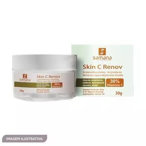 Creme Anti Rugas Vitamina C 30% Skin C Renov<BR>- 30g<BR>- Samana