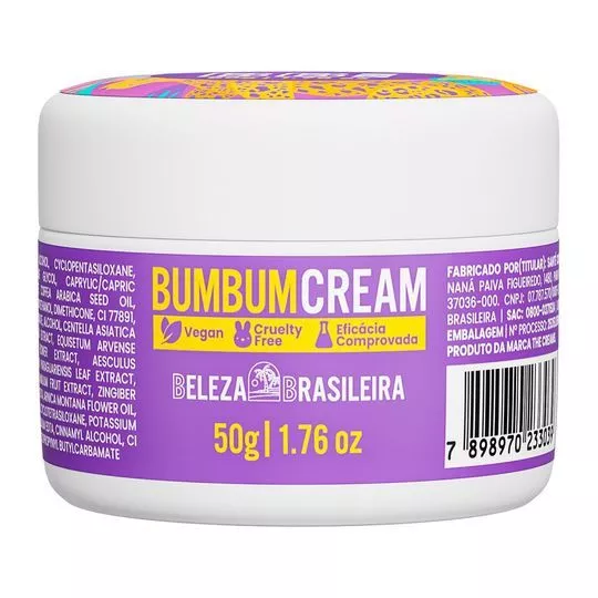 BB Bumbum Cream Mini- 50g- Beleza Brasileira