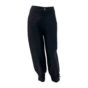 Calça Jogger Com Recortes<br /> - Preta