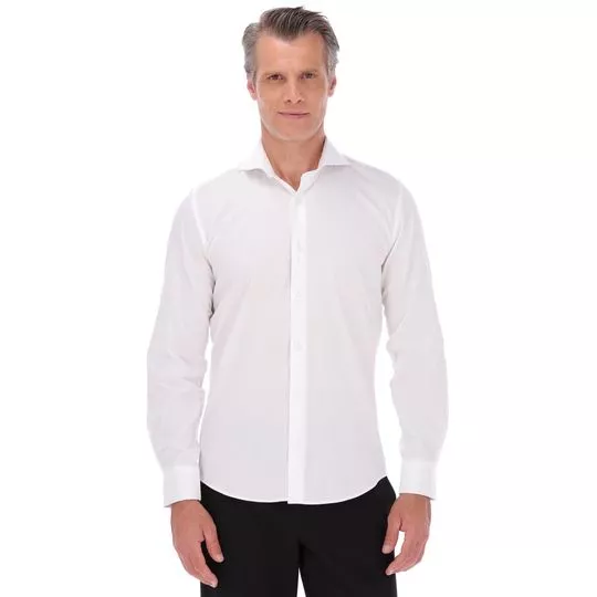 Camisa Slim Fit Lisa- Branca