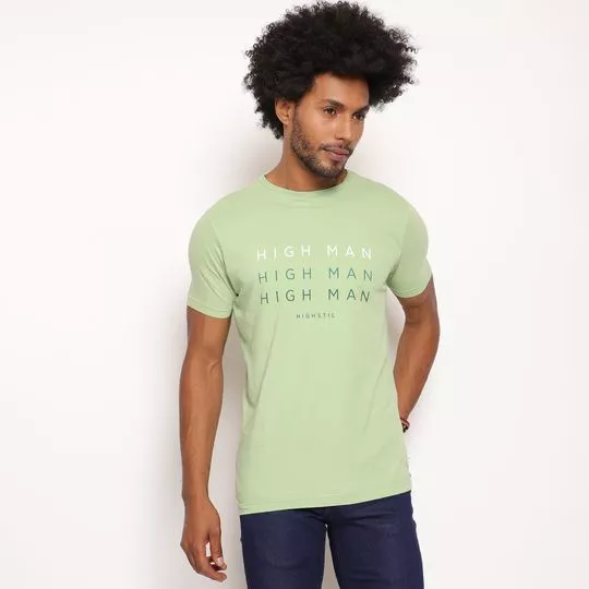 Camiseta High Man- Verde Claro- Highstil