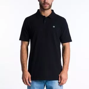 Polo Clássica Billabong®<BR>- Preta