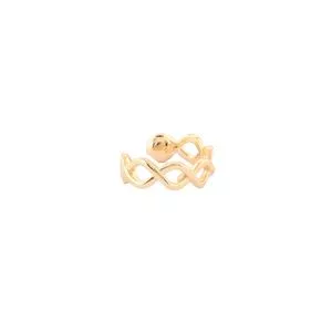 Piercing Banhado A Ouro<BR>- Dourado<BR>- 0,5x0,5cm