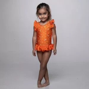 Maiô Paisley<BR>- Laranja & Off White<BR>- Brazil Del Mar