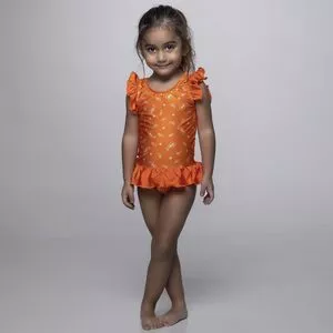 Maiô Paisley<BR>- Laranja & Off White<BR>- Brazil Del Mar