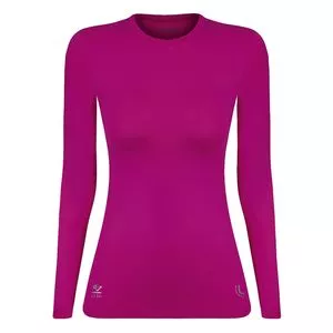 Blusa Com Proteção Uv50+<BR>- Rosa Escuro