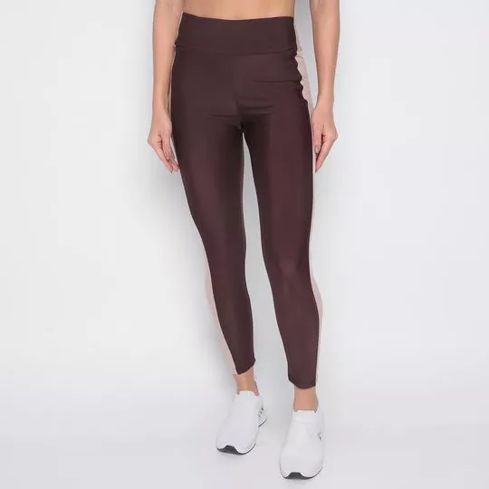 Legging Bicolor- Marrom & Marrom Claro- Patra