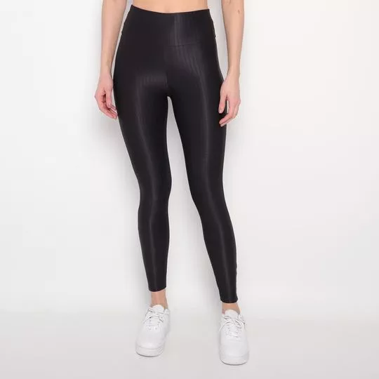 Legging Com Recortes- Preta- Patra