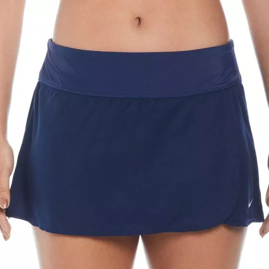 Short Saia Com Bolso- Azul Marinho