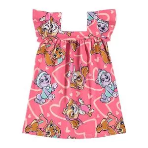 Vestido Patrulha Canina®<BR>- Rosa