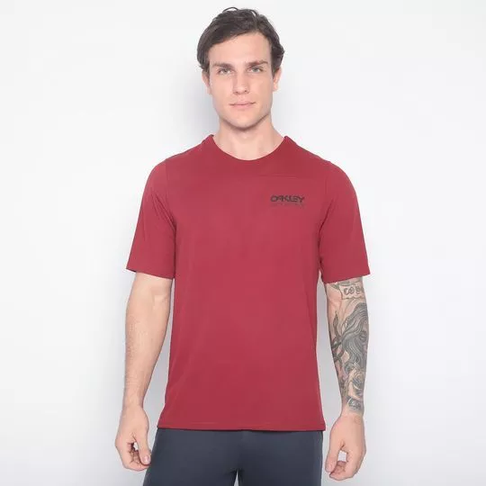 Camiseta Factory Pilot Lite Mtb Jersey- Vermelho Escuro