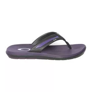 Chinelo Soul<BR>- Preto & Roxo Escuro