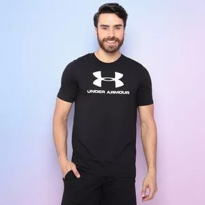 Camiseta Under Armour®<br /> - Preta & Branca<BR>- Under Armour