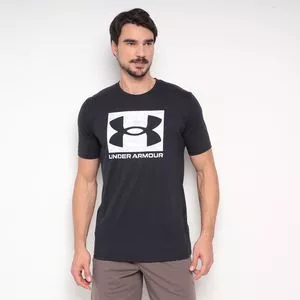 Camiseta Under Armour<BR>- Preta & Branca<BR>- Under Armour