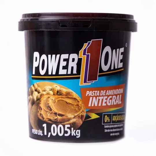 Pasta De Amendoim Integral- 1,005Kg- Power One