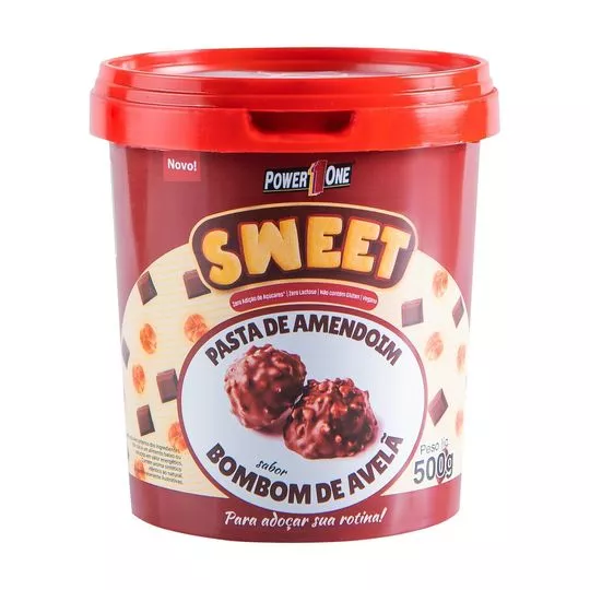 Pasta De Amendoim Sweet- Bombom De Avelã- 500g- Power One