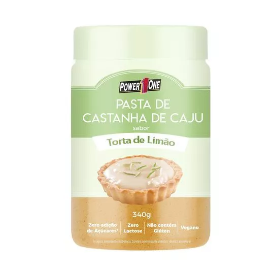 Pasta De Castanha De Caju- Torta De Limão- 340g- Power One