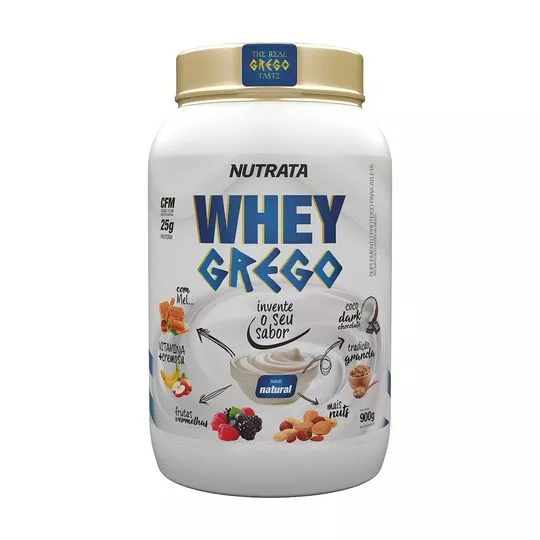 Whey Grego- Natural- 900g- Nutrata