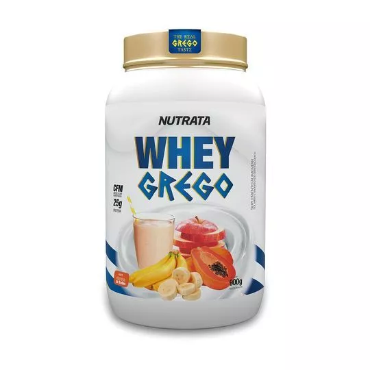 Whey Grego- Vitamina De Frutas- 900g- Nutrata