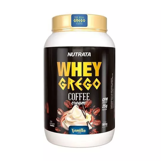 Whey Grego- Coffee Cream Vanilla- 900g- Nutrata