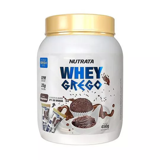 Whey Grego- Brigadeiro- 450g- Nutrata