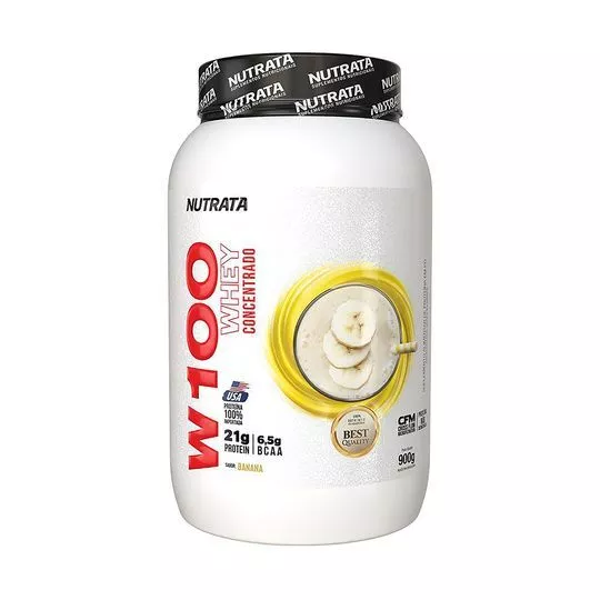 W100 Whey- Banana- 900g- Nutrata