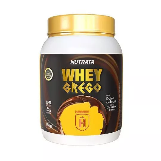 Whey Grego Havanna- Doce De Leite Com Chocolate Belga- 450g