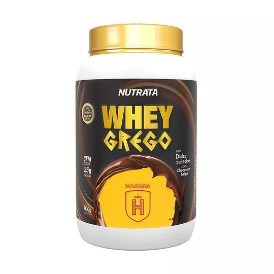 Whey Grego Havanna- Doce De Leite Com Chocolate- 900g- Nutrata