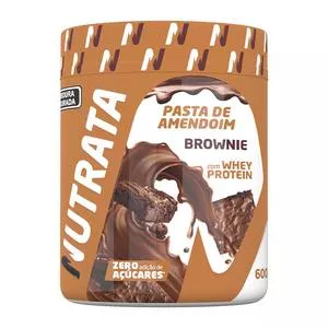 Pasta De Amendoim Com Whey Protein<BR>- Brownie<BR>- 600g