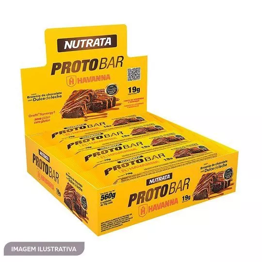 Protobar Havanna- Brownie De Chocolate- 70g- Nutrata