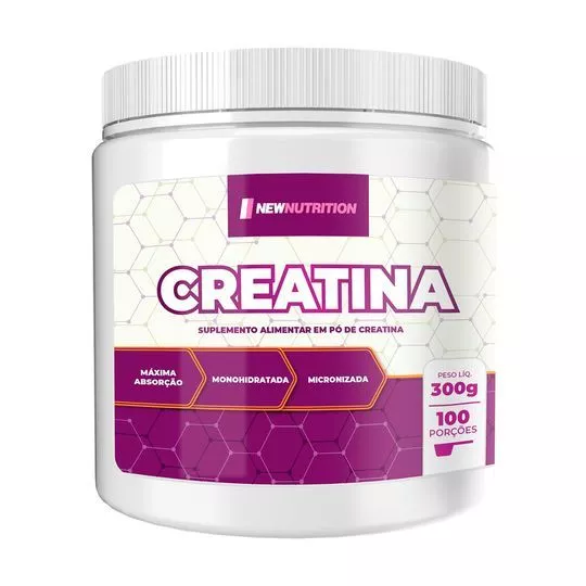 Creatina Micronizada- 300g- New Nutrition