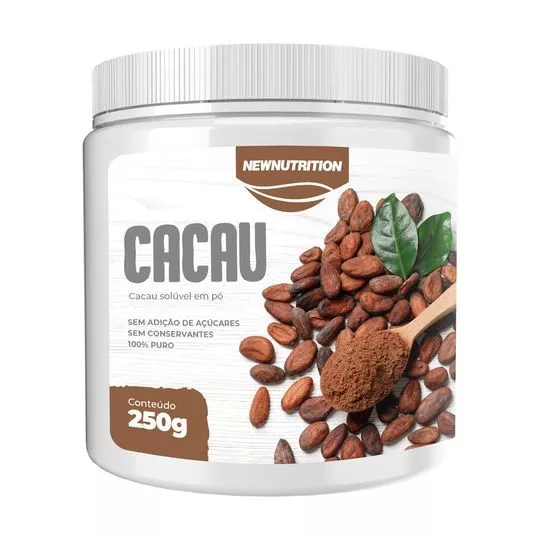 Cacau Em Pó- 250g- New Nutrition