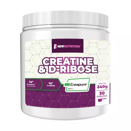 Creatina & D-Ribose- 240g- New Nutrition