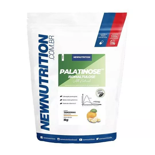 Palatinose Isomaltulose- Tangerina- 1Kg- New Nutrition