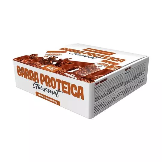 Kit De Barras De Proteína Gourmet- Brigadeiro- 12 Unidades- New Nutrition