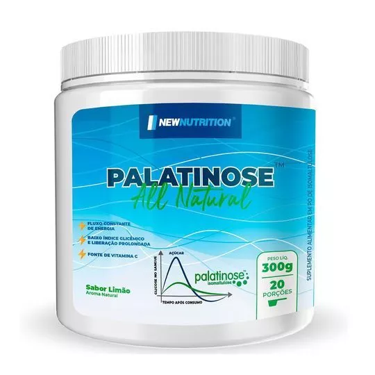 Palatinose Isomaltulose- Limão- 300g- New Nutrition