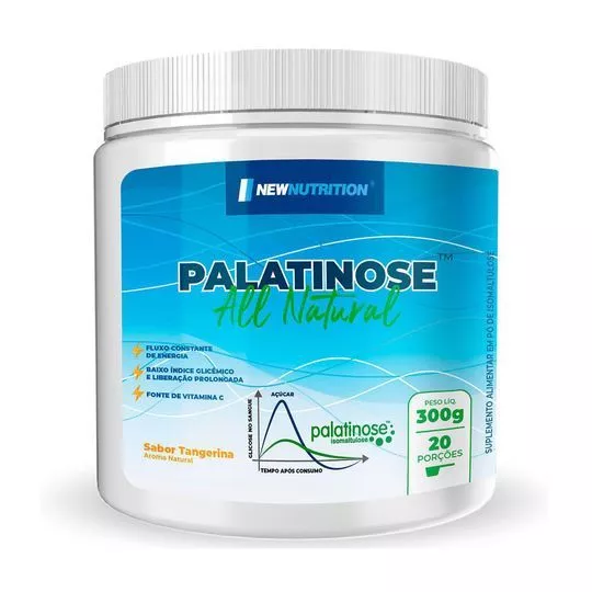 Palatinose Isomaltulose- Tangerina- 300g- New Nutrition