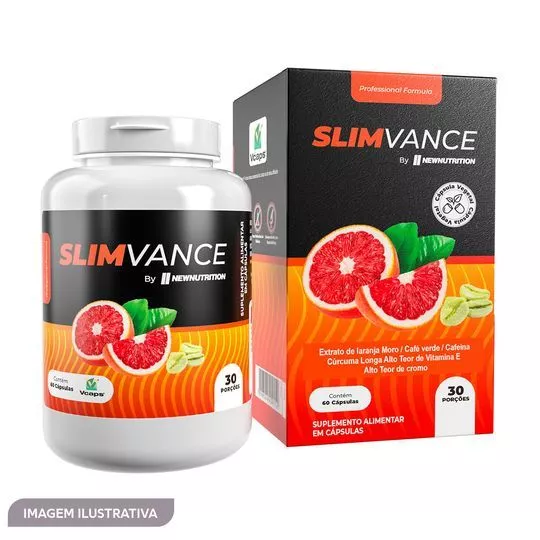 Slimvance Com Cafeína- 60 Cápsulas- New Nutrition