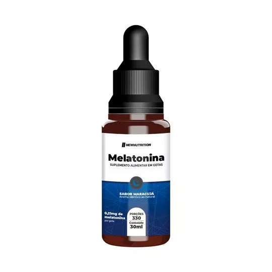 Melatonina- Maracujá- 30ml- New Nutrition