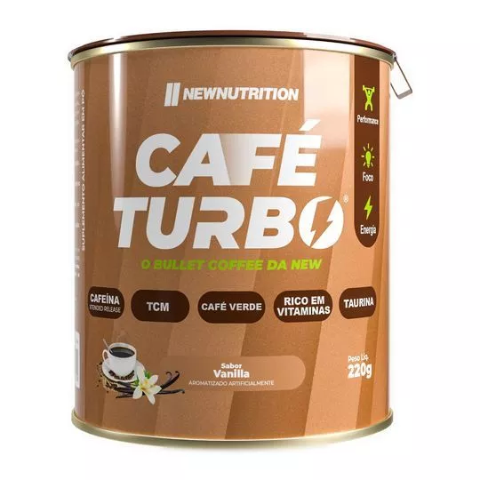 Café Turbo- Vanilla- 220g- New Nutrition