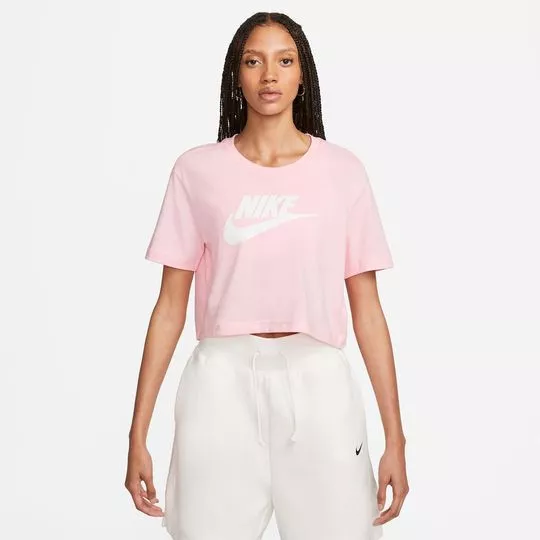 Cropped Nike®- Rosa Claro