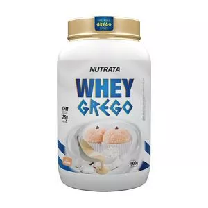 Whey Grego<BR>- Beijinho<BR>- 900g<BR>- Nutrata