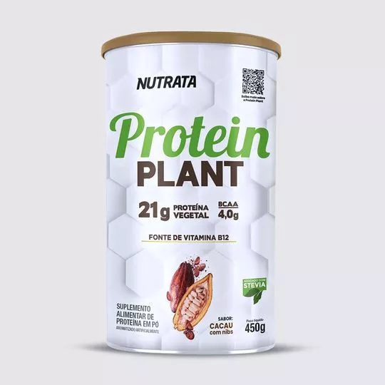 Protein Plant- Cacau Com Nibs- 450g- Nutrata