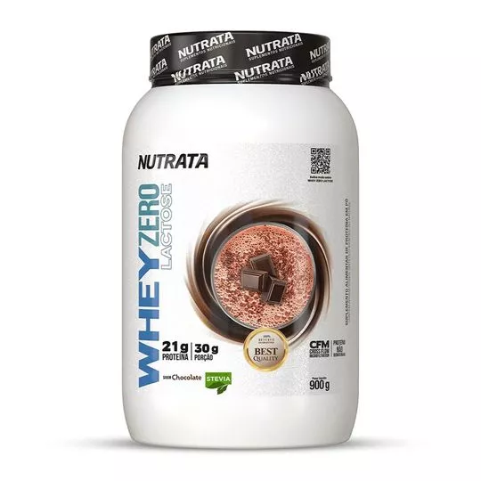 Whey Zero Lactose- Chocolate- 900g- Nutrata