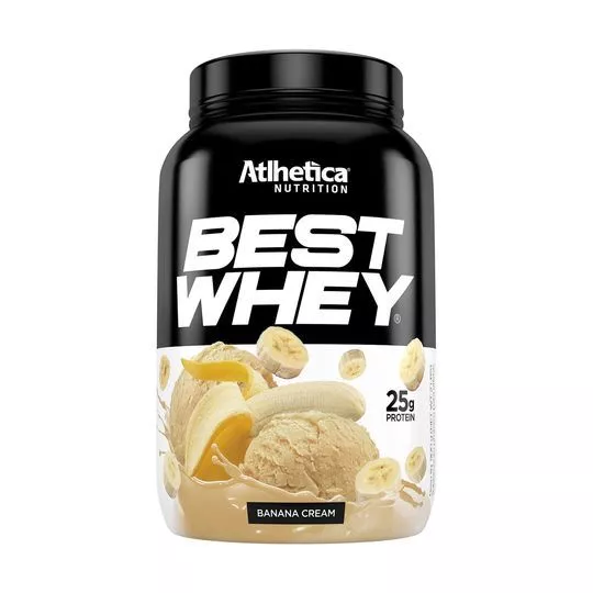 Best Whey® 25G Protein- Banana Cream- 900g- Atlhetica Nutrition