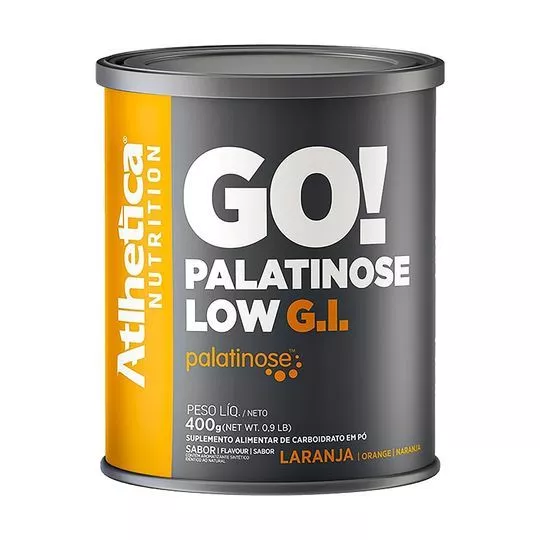 Go! Palatinose- Laranja- 400g- Atlhetica Nutrition