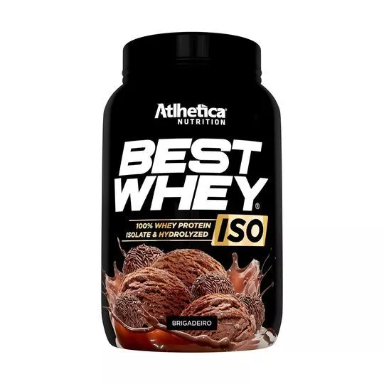 Best Whey ISO- Brigadeiro- 900g- Atlhetica Nutrition