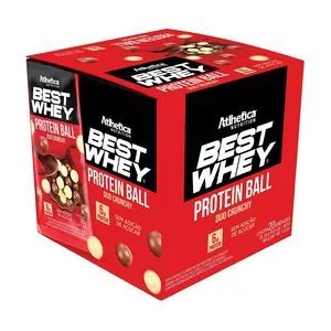 Best Whey® Protein Ball Duo<BR>- Chocolate Branco & Ao Leite<BR>- 20 Unidades<BR>- Atlhetica Nutrition