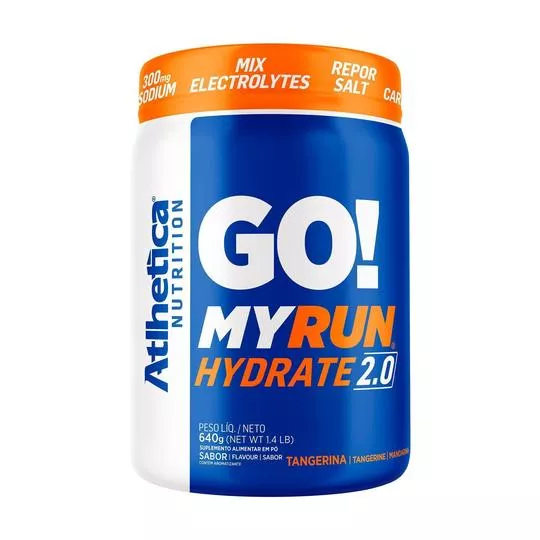 Go My Run Hydrate- Tangerina- 640g- Atlhetica Nutrition